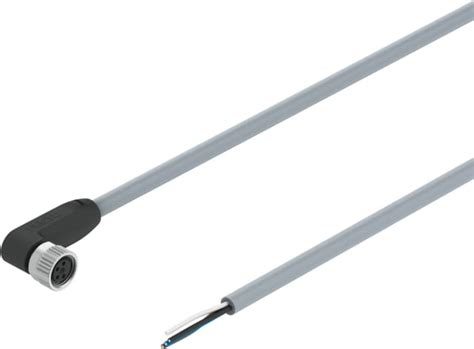 NEBA-M8W4-U-10-N-LE4 Festo | Festo Right Angle Male M8 to Unterminated ...