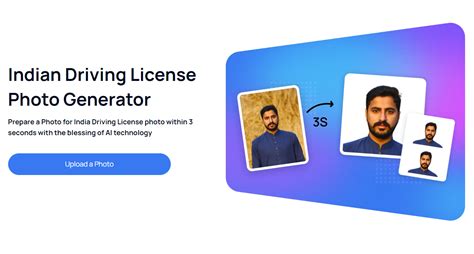 India Driving License Photo Creator - Compliance-Assured & Quick ...
