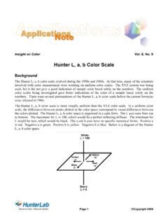 Image result for HunterLab Color Scale