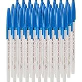 Reynolds 045 Fine Carbure Blue Ballpen, Pack of 10 : Amazon.in: Office ...