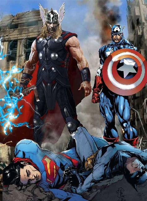 Avengers vs Justice League by Mjolnir73 on DeviantArt