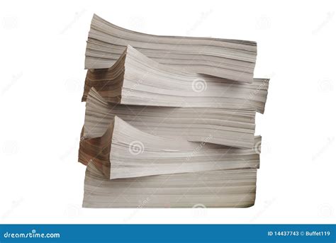 Stack of papers stock image. Image of group, paper, printing - 14437743
