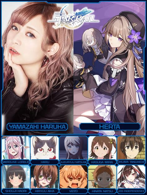 Herta Space Station characters' Japanese voice actors : r/HonkaiStarRail