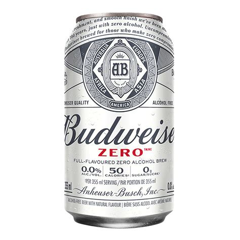 Budweiser Zero Non-alcoholic Beer 24 × 355 mL | Costco