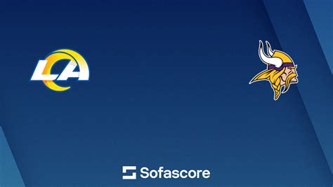 Rams vs Vikings live score & H2H | Sofascore