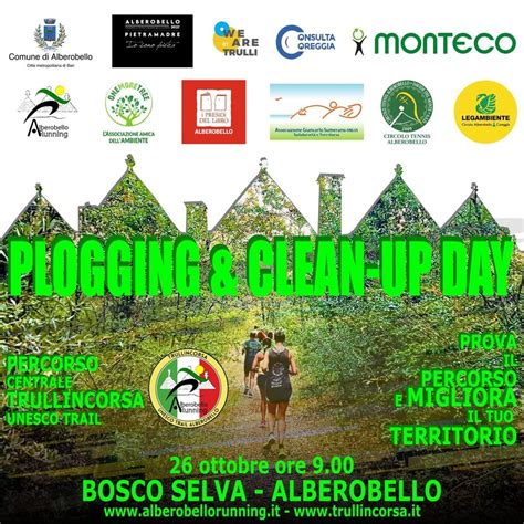 PLOGGING & CLEAN-UP DAY, Bosco Selva Alberobello, 26 October 2024 ...
