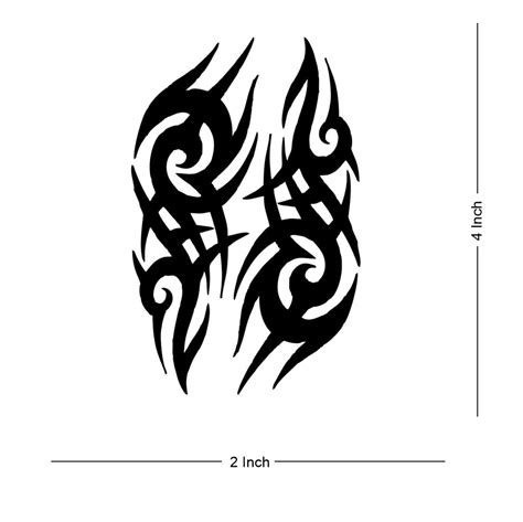 Tribal Tattoos Waterproof Male and Female Temporary Body Tattoo
