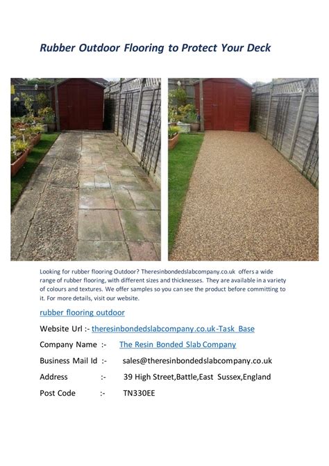 PPT - Rubber Outdoor Flooring to Protect Your Deck PowerPoint ...