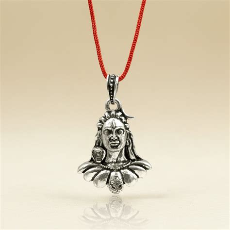 Silver Divine Adiyogi Shiva Pendant – Unniyarcha