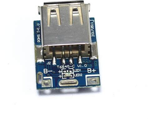 Sai Savera T6845-C 5V Micro USB DIY Powerbank Charging Module Circuit ...