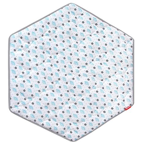 Buy Hexagon Playpen Mattress, Baby 6 Panel Playmat Fit Hiccapop 53 ...