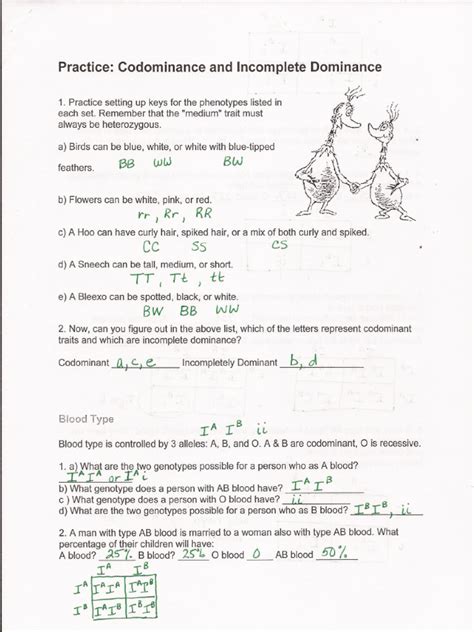 Codominance Practice Problems 的图像结果