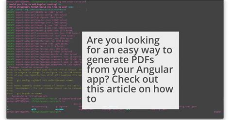 How to Convert Project From Angular vs Code to PDF File in Hindi 的图像结果