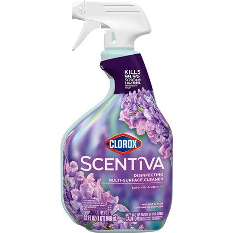 Clorox Scentiva Disinfecting Multi-Surface Cleaner Spray Bottle ...