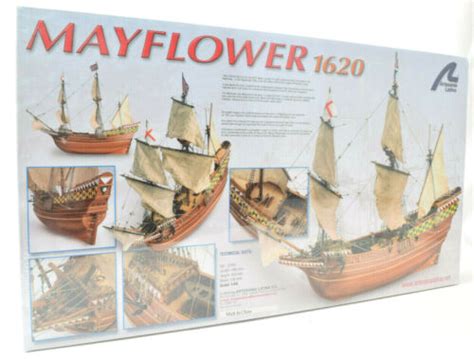 Buy Artesania Latina 1620 Mayflower 1:64 Wooden Model Boat Ship Kit ...