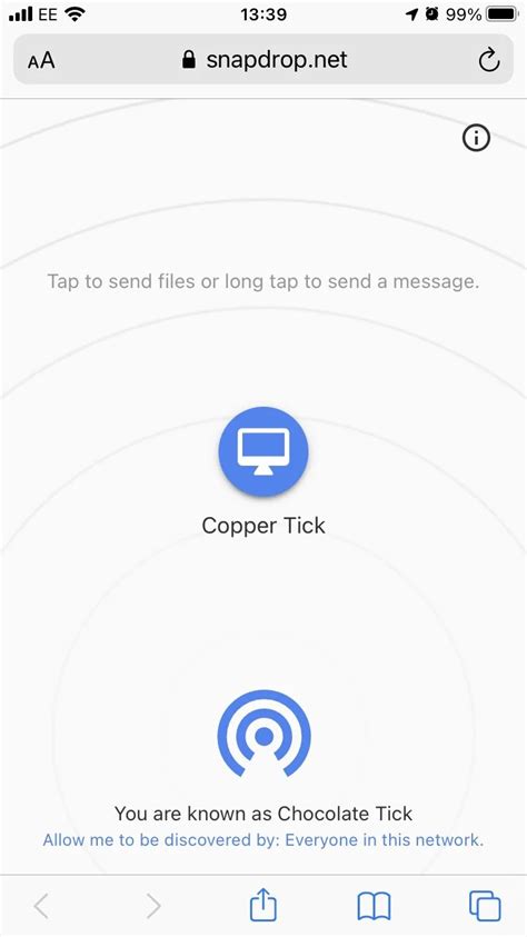 Using Snapdrop 的图像结果