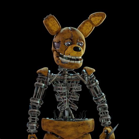 Fnaf Movie Witherd Springbonnie/Endo PNG | Fnaf movie springlock suit ...