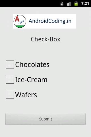 Multiple Checkbox Android 的图像结果