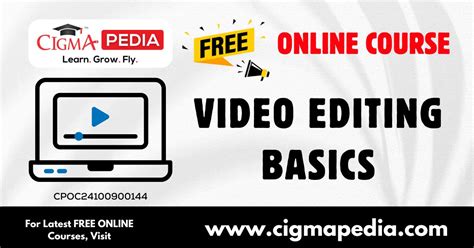 Free Course Basic Video Editing 的图像结果