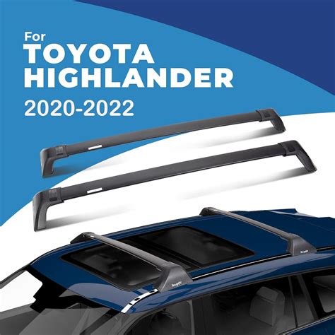 Buy BougeRV Car Roof Rack Cross Bars for 2020 2021 2022 Toyota ...