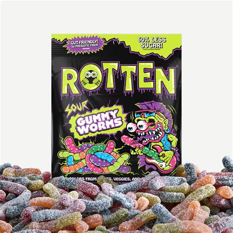 Gummy Worms | Sour Gummy Worms | Weird Candy | Rotten™