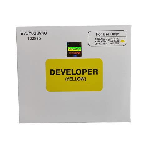 Developer Toner Powder Yellow For Konica Minolta Bizhub C220 / C224 ...