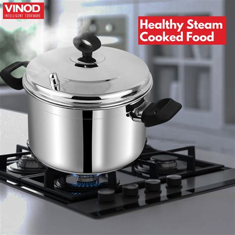 Vinod Classic 304 Stainless Steel Idli Pot - 4 Deep Plates (16 Idlis ...