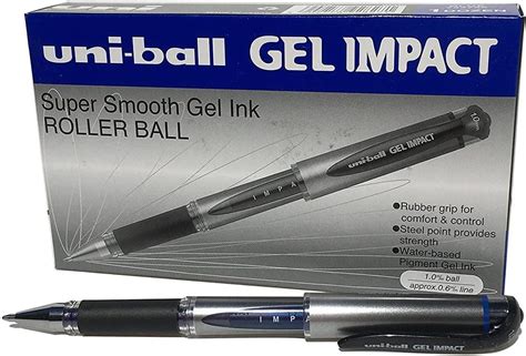 uni-ball UM-153S Gel Impact 1.0mm Gel Pen | Lightweighted Sleek Body ...