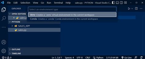 Image result for Python Virtual Environment Visual Studio Code