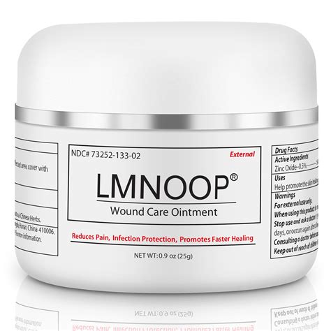 Buy LMNOOP® Bed Sore Cream, Maximum Strength Wound Care Ointment for ...