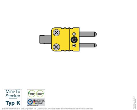 Mini-TC connector type K ye | Testo Sensor Netherlands