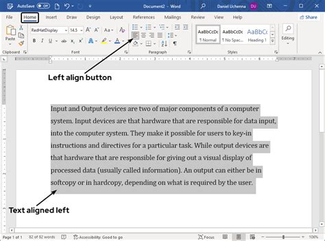 Word Text Alignment Shortcuts 的图像结果