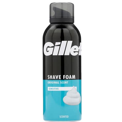 Buy Gillette Shave Foam Original Scent Sensitive, 300 ml online in ...