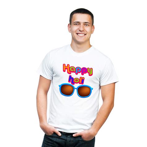 Buy Uphar Collection Holi T-Shirts for Men | Holi T-Shirts for Boys ...