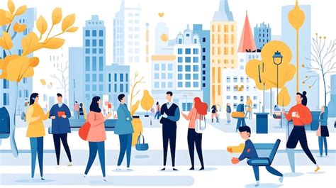 City with People 的图像结果