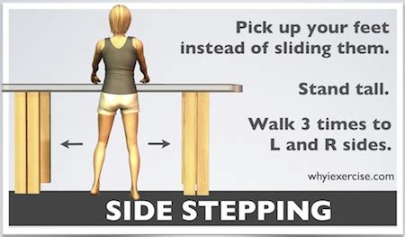 Image result for Forward Step into Balance Exercise