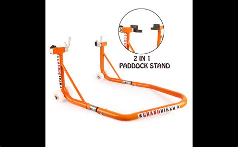 Grandbiker Universal Dismantlable Rear Paddock Stand for Bike with ...