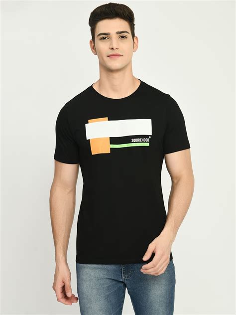 Buy Men's Black Printed Dot T-Shirt Online – SQUIREHOOD