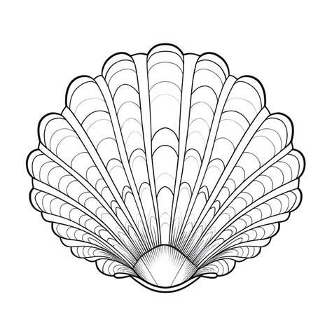 Image result for Shell Coloring Sheet