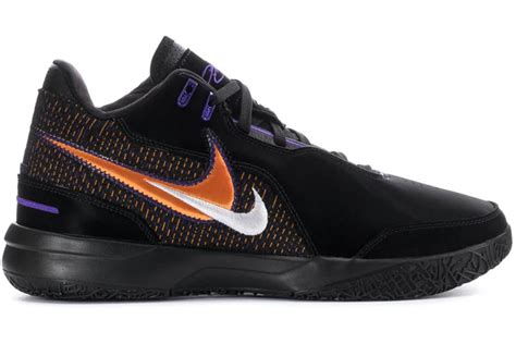 Nike Zoom LeBron NXXT Gen AMPD Black Field Purple Bright Mandarin Men's ...