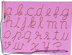 REWASHREE CRAFT WORLD ABC Cursive Wooden Tracing Board with Dummy ...