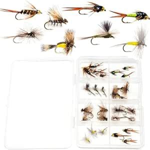 26 Essential Trout Fly Fishing Flies Assortment | Dry, Wet, Nymphs ...