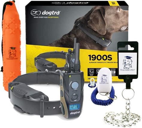 Amazon.com: Dogtra 1900S Remote Dog Training Collar - 3/4 Mile Range ...