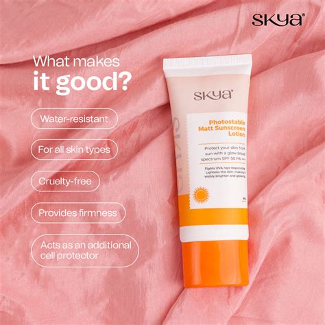 ESSONE Photostable Matt Sunscreen Lotion | Sun Lotion 50 spf – SKYA