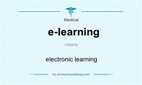 e-Learning Definition 的图像结果