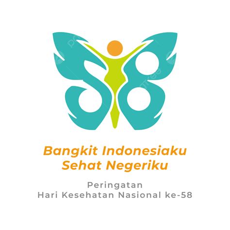 Logo Hari Kesehatan Nasional Ke 58 Png, Vektoren, Clipart und PSD zum ...