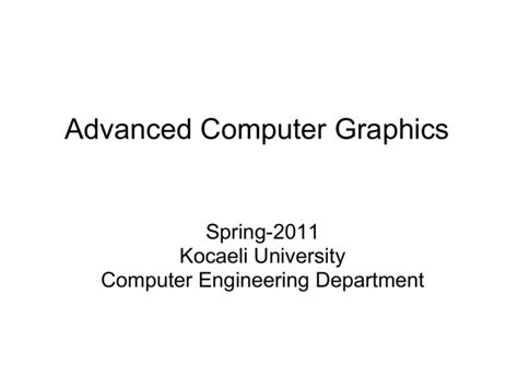 Computer Graphics Hardware and Software 的图像结果