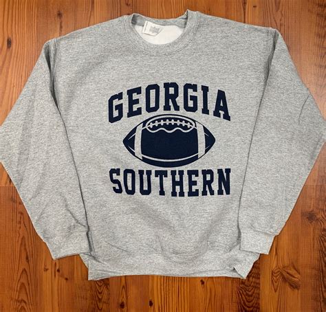 Classic Georgia Southern Football - Athletic Grey Sweatshirt – Southern ...