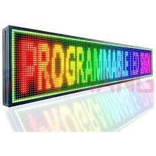 LED Matrix Pro 36x12 [3FT L, 1FT W] Inch WiFi RGB Scrolling Message ...