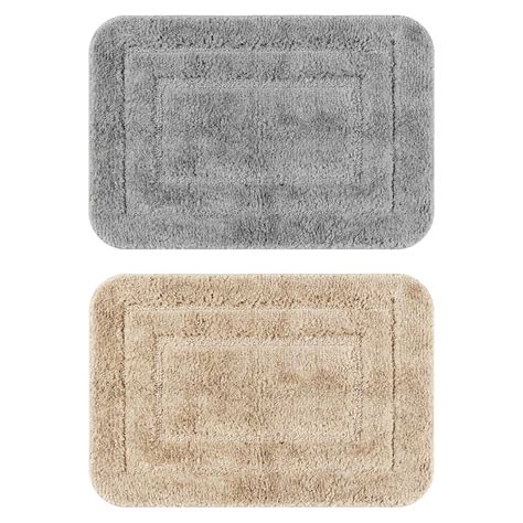 Soft Absorbent Non Slip Plush Bath Rug Bath Mat For Bathroom Floor 16 ...